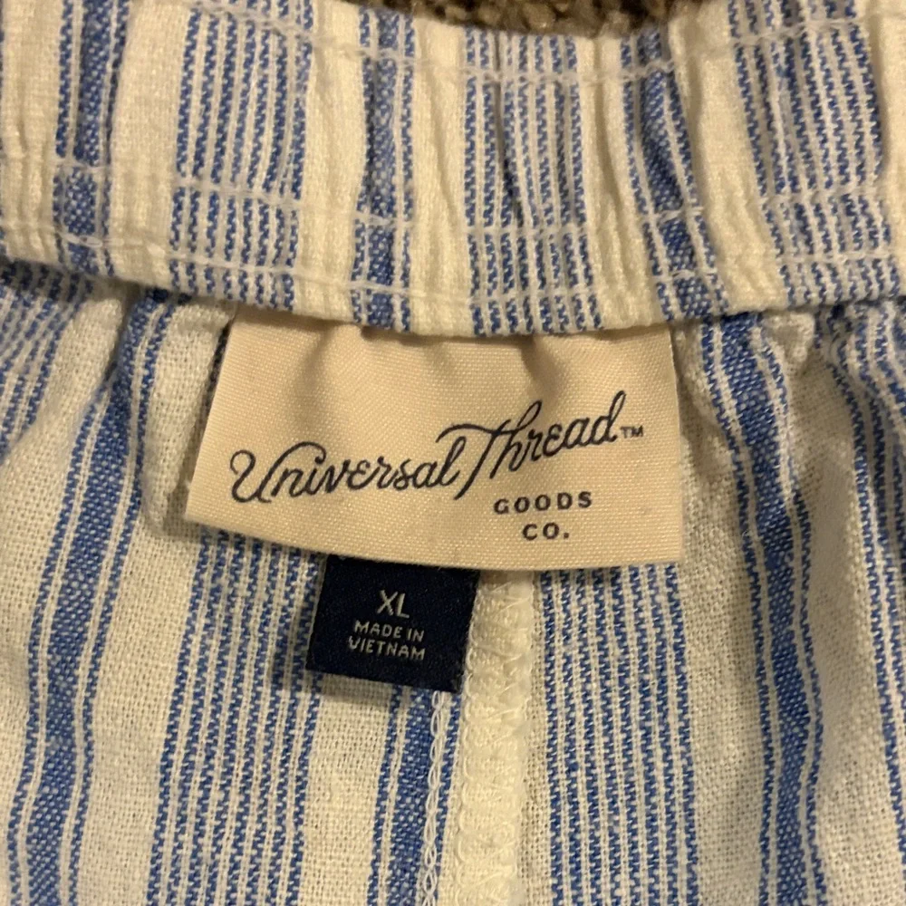 Universal Thread Blue and White Striped Shorts